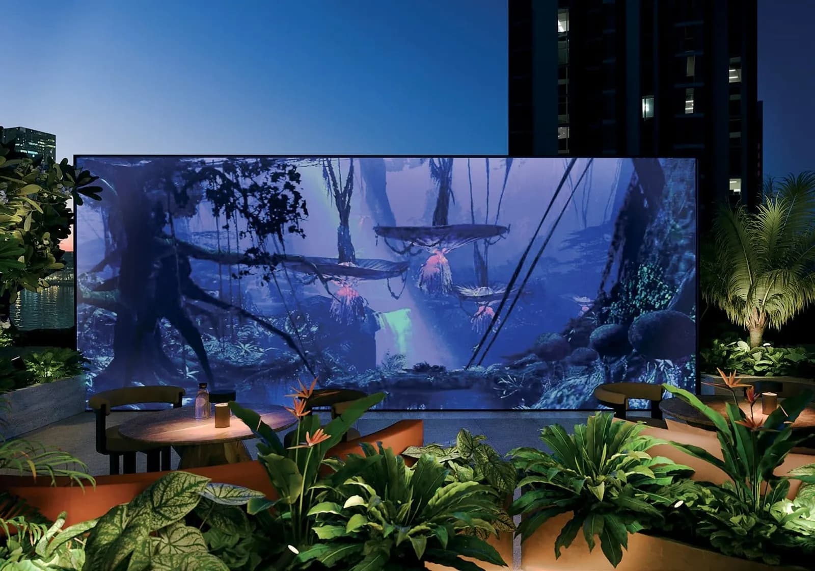 Open lucht- en indoorcinema